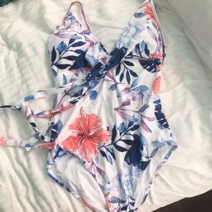 One piece bathing suit!